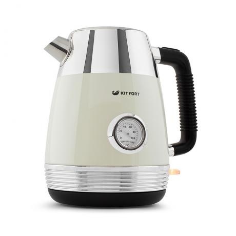 Чайник электрический Kitfort КТ-633-3 бежевый - фото 1