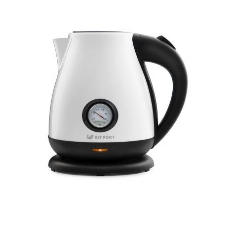 Чайник электрический Kitfort КТ-642-3 белый - фото 2