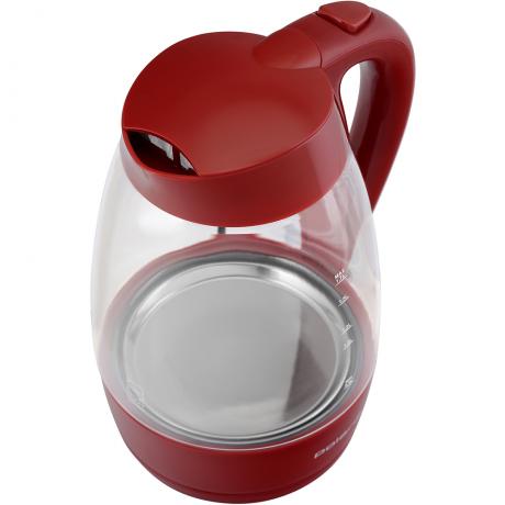 Чайник Polaris PWK 1706CG 1.7л. 2200Вт красный (стекло) - фото 3