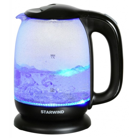 Чайник электрический Starwind SKG1210 черный - фото 2