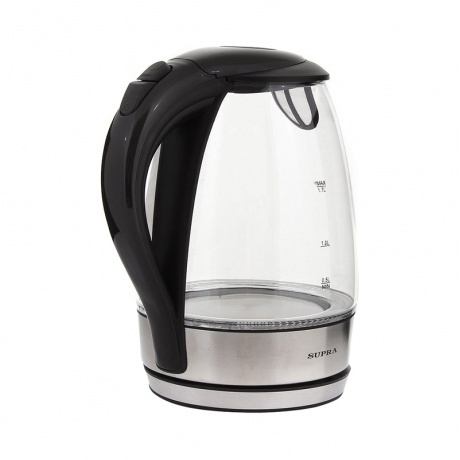 Чайник электрический Supra KES-2001 серебристый/черный - фото 2
