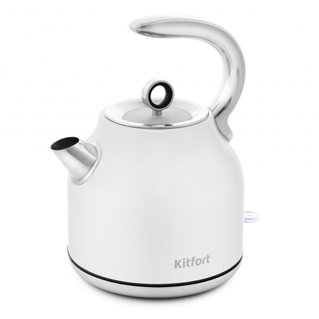 Чайник Kitfort КТ-675-1 белый - фото 1
