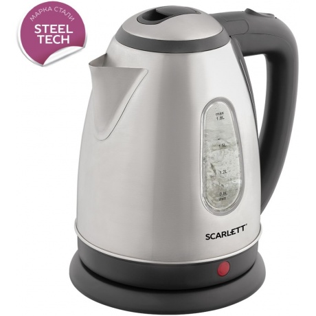 Чайник электрический Scarlett SC-EK21S88 сталь - фото 4