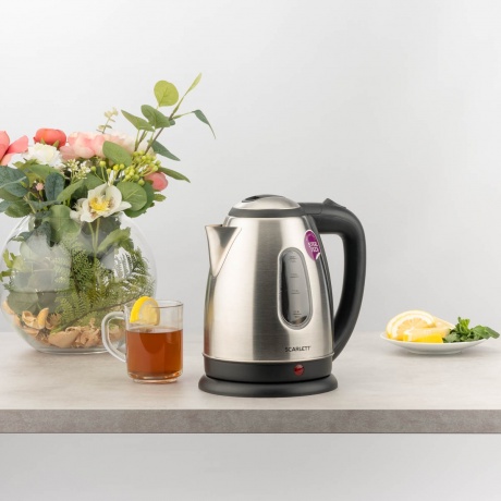 Чайник электрический Scarlett SC-EK21S88 сталь - фото 5