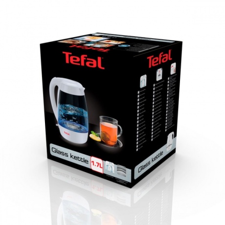 Чайник электрический Tefal KO450132 1.7л. 2200Вт белый (корпус: пластик/стекло) - фото 3