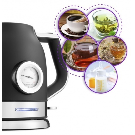 Чайник электрический Kitfort КТ-692-1 черный - фото 2