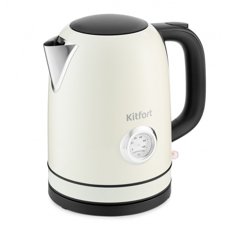 Чайник Kitfort КТ-683-3 бежевый - фото 1