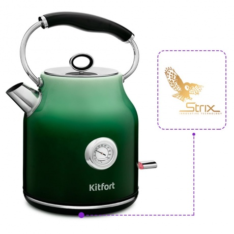 Чайник Kitfort КТ-679-2 градиент зеленый - фото 4