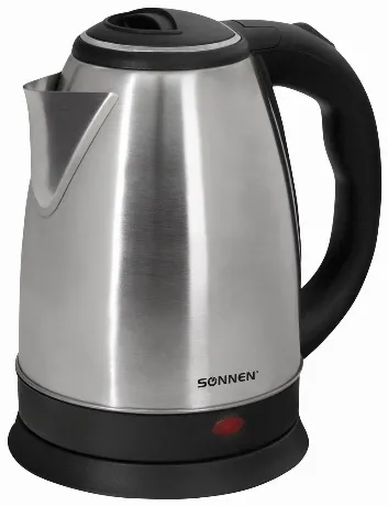 Чайник электрический Sonnen KT-115, 1,5л, 1500Вт, закрытый нагре...
