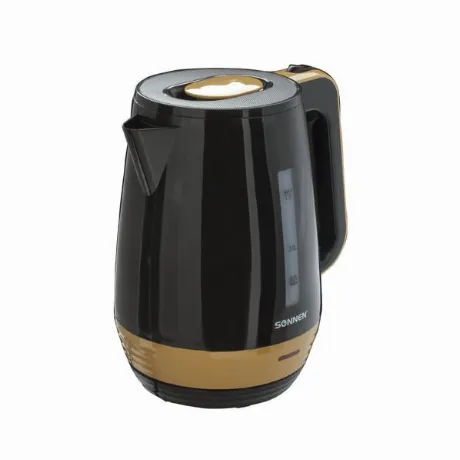 Чайник электрический Sonnen KT-1776, 1,7л, 2200Вт, пластик, черн...