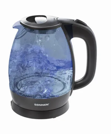 Чайник электрический Sonnen KT-1786, 1,7л, 2200Вт, закрытый нагр...