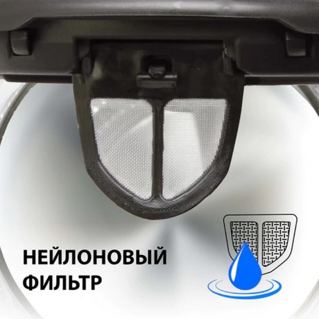 Чайник электрический Sonnen KT-1786, 1,7л, 2200Вт, закрытый нагревательный элемент, стекло, 453422 - фото 8