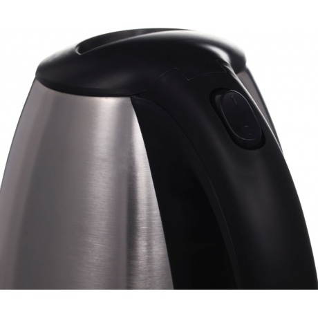 Чайник электрический Hyundai HYK-S1030 серебристый матовый/черный - фото 5