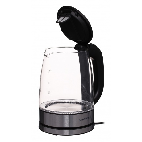 Чайник электрический Starwind SKG5210 черный/серебристый - фото 3