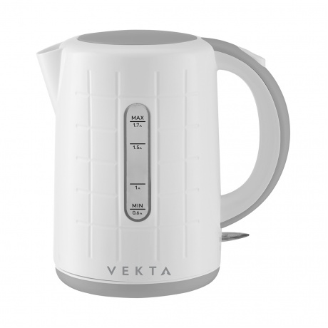 Чайник Vekta KMP-1707 Белый/Серый - фото 1