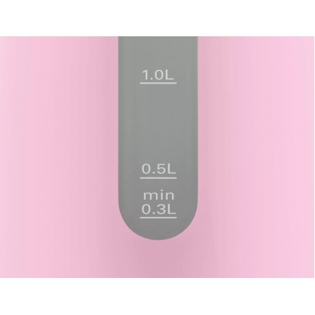 Чайник электрический Bosch TWK7500K розовый/серый - фото 4