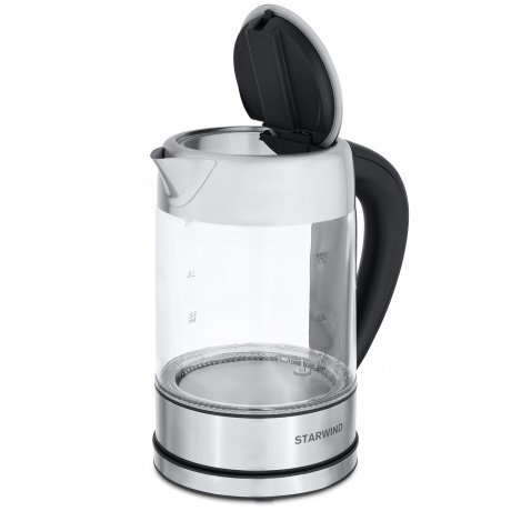 Чайник электрический Starwind SKG5213 черный/серебристый - фото 5