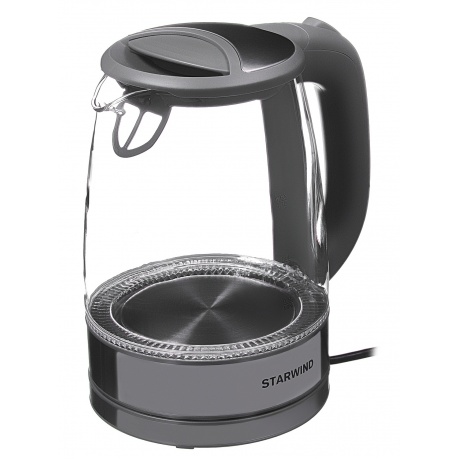 Чайник электрический Starwind SKG2315 серый/серебристый - фото 3