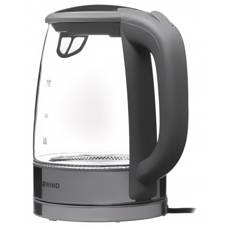 Чайник электрический Starwind SKG2315 серый/серебристый - фото 4
