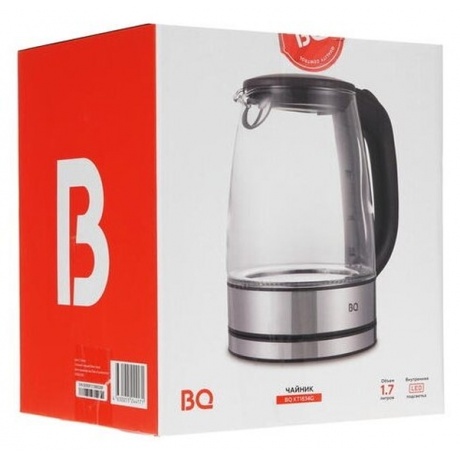 Чайник электрический BQ KT1834G Steel/Black - фото 5