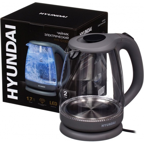 Чайник электрический Hyundai HYK-G1003 - фото 8