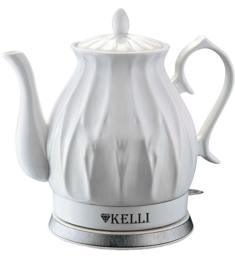 Чайник электрический Kelli KL-1341 электрический чайник с регулируемой температурой электрический чайный чайник 1200 вт 8 больших чашек л стеклянный электрический чайник с ф