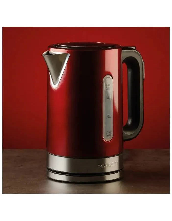 Чайник электрический Scarlett SC-EK21S78 бордо - фото 6