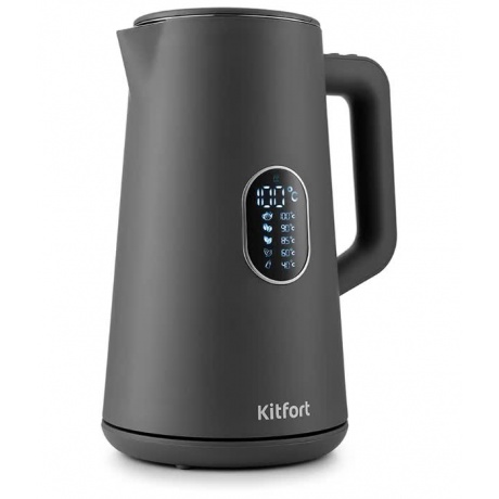 Чайник Kitfort KT-6115-2 серый - фото 1