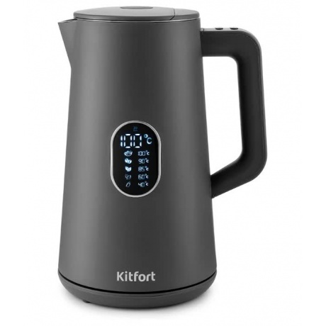 Чайник Kitfort KT-6115-2 серый - фото 2