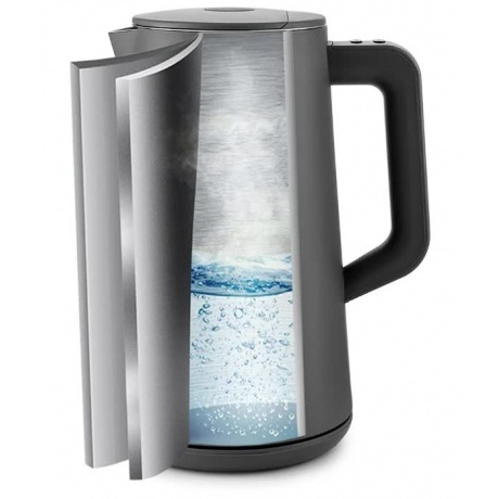 Чайник электрический Kitfort КТ-6115-2 серый - фото 8