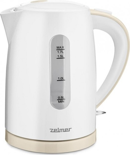 Чайник электрический Zelmer ZCK7616I WHITE/IVORY чайник zelmer zck8026 2200вт 1 7л стекло контроль температуры
