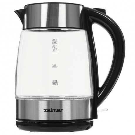 Чайник электрический Zelmer ZCK8011 GLASS/INOX - фото 4