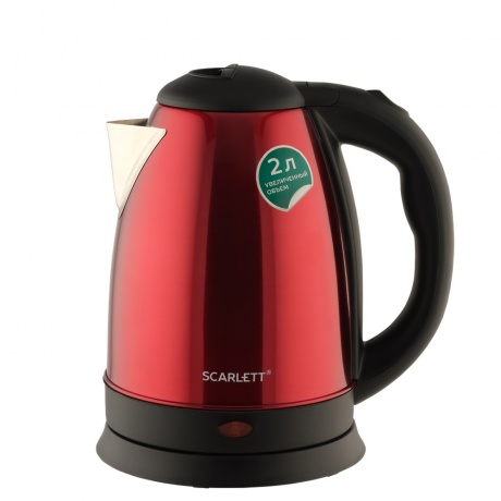 Чайник электрический Scarlett SC-EK21S76 2л. 1800Вт красный - фото 3