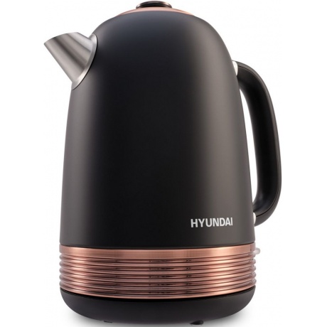 Чайник электрический Hyundai HYK-S4501 черный/бронзовый - фото 3
