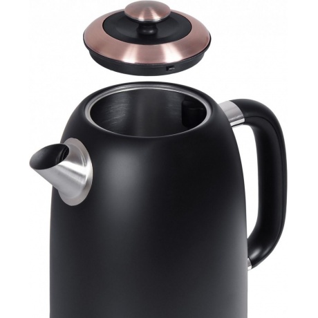 Чайник электрический Hyundai HYK-S4501 черный/бронзовый - фото 7