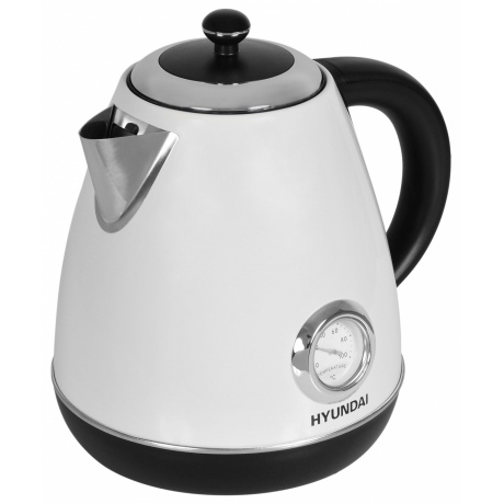 Чайник электрический Hyundai HYK-S4502 жемчужный/черный - фото 3