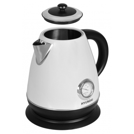 Чайник электрический Hyundai HYK-S4502 жемчужный/черный - фото 4