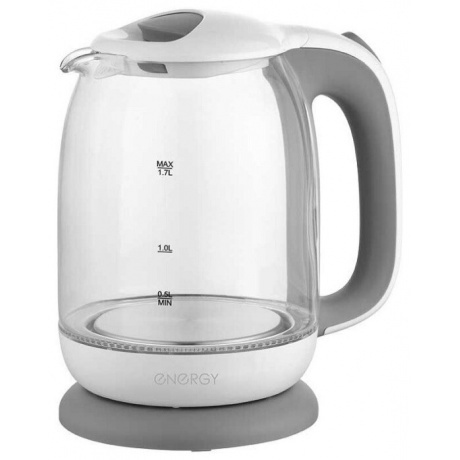 Чайник электрический Energy E-281 (1.7л) стекло, пластик, цвет б...