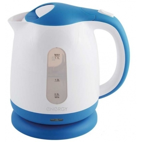 Чайник электрический Energy E-293 (1.7л) пластик, цвет бело-голу...