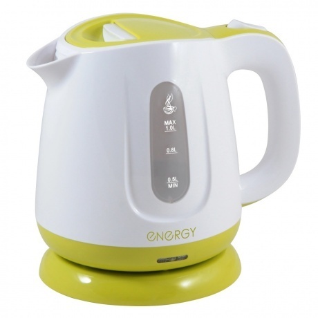 Чайник электрический Energy E-234 (1л.), диск бело-зеленый