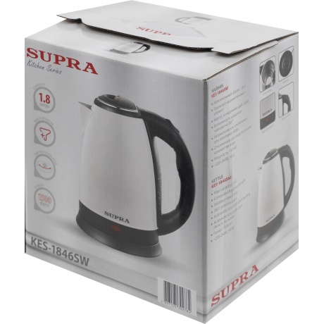 Чайник электрический Supra KES-1846SW белый - фото 10