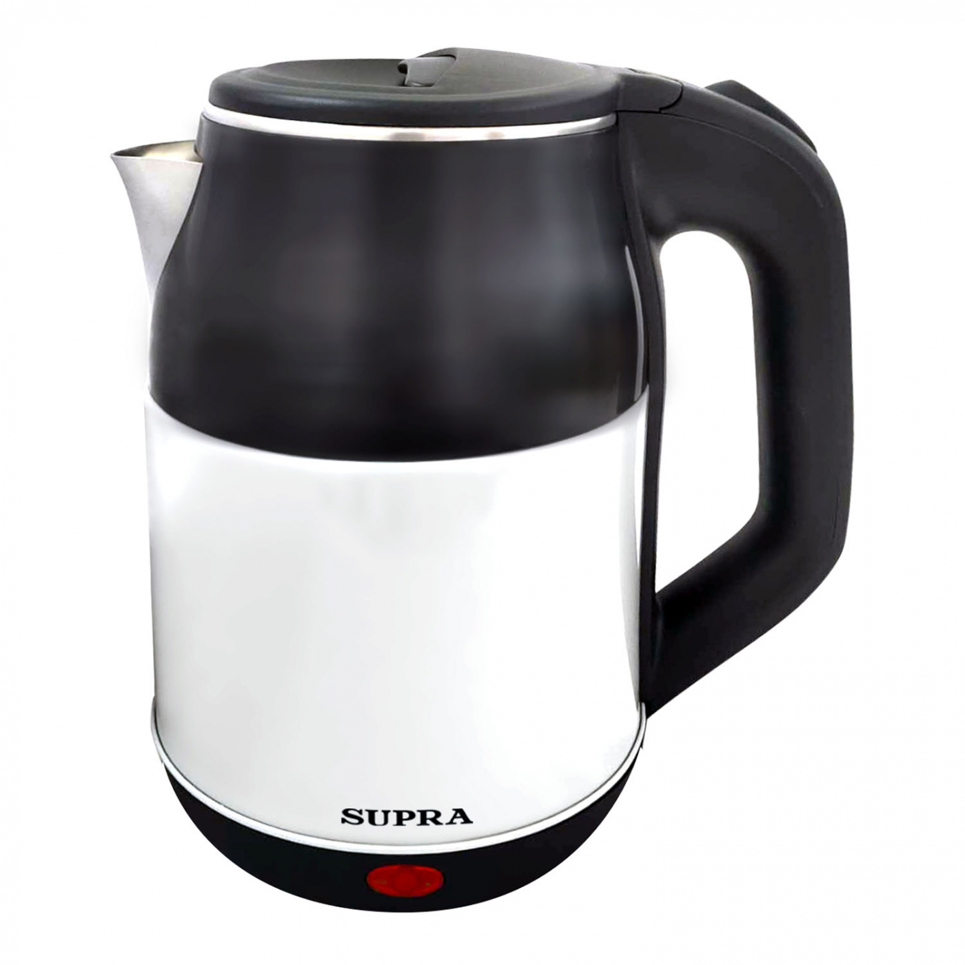 Чайник электрический Supra KES-1843S черный/белый чайник электрический supra kes 1843s черный белый