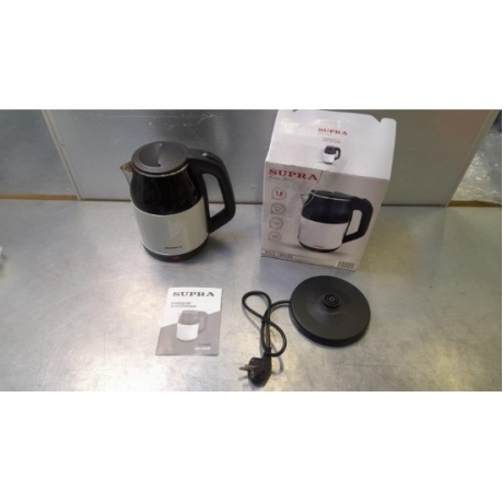Чайник электрический Supra KES-1843S черный/белый - фото 9