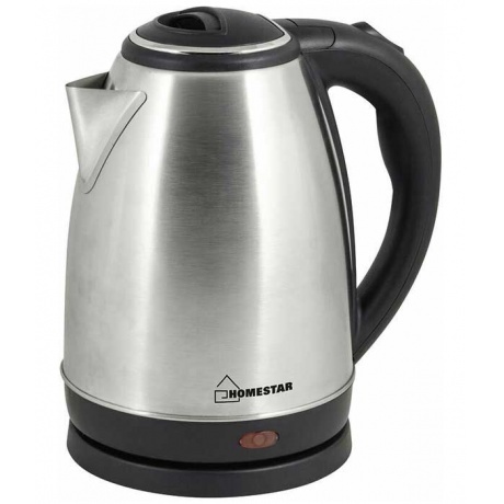 Чайник электрический Homestar HS-1010 (1,8 л) стальной, черный