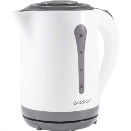 Чайник электрический Energy E-213 (2,5 л диск) бело-серый