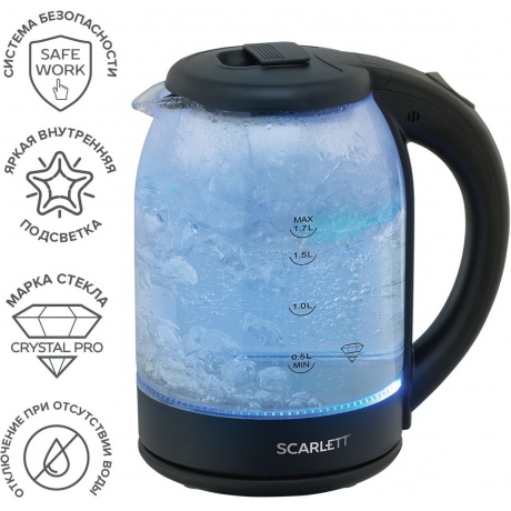 Чайник электрический Scarlett SC-EK27G90 - фото 9