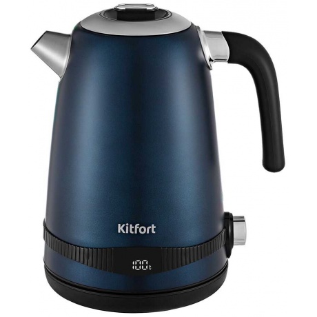 Чайник Kitfort КТ-6121-3 синий - фото 1