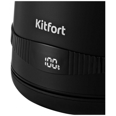 Чайник Kitfort КТ-6121-1 черный - фото 3