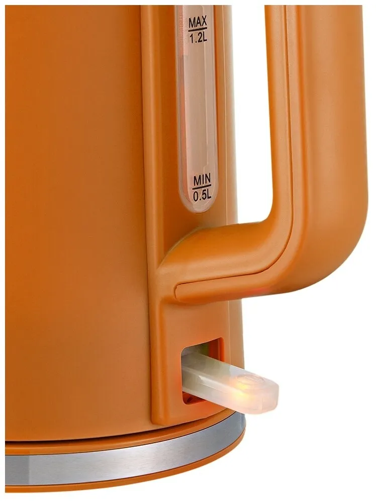 Чайник Kitfort КТ-6124-4 оранжевый - фото 4