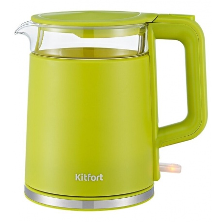 Чайник электрический Kitfort КТ-6124-2 салатовый - фото 1